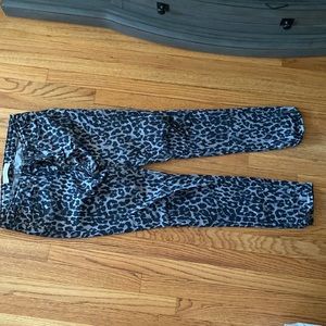 Cheetah print pants